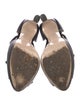 Miu Miu Leather Bow Accents D'Orsay Pumps