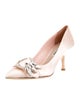 Miu Miu Satin Crystal Embellishments Pumps