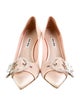 Miu Miu Satin Crystal Embellishments Pumps