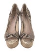 Miu Miu Snakeskin Animal Print Pumps