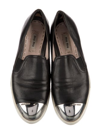 Miu Miu Leather Sneakers