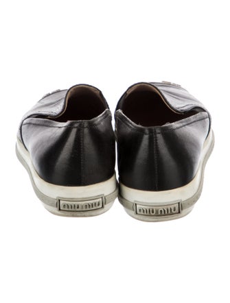 Miu Miu Leather Sneakers
