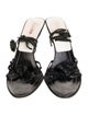 Miu Miu Leather Sandals