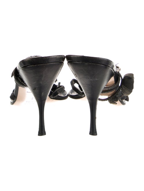 Miu Miu Leather Sandals