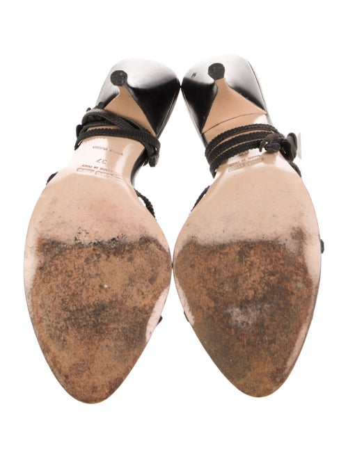 Miu Miu Leather Sandals