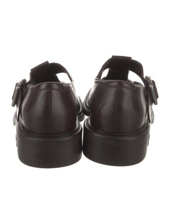 Miu Miu Leather Mary Jane Flats