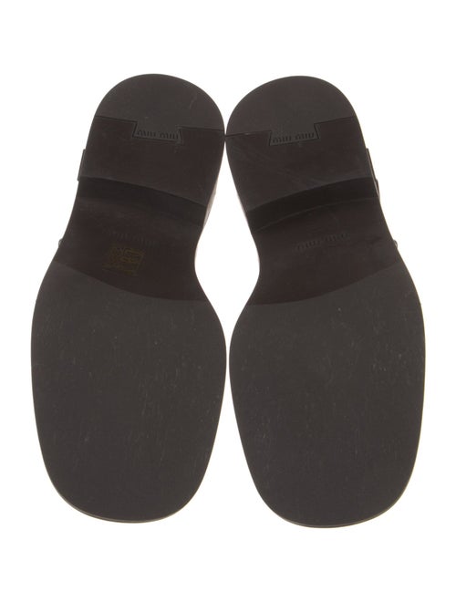 Miu Miu Leather Mary Jane Flats