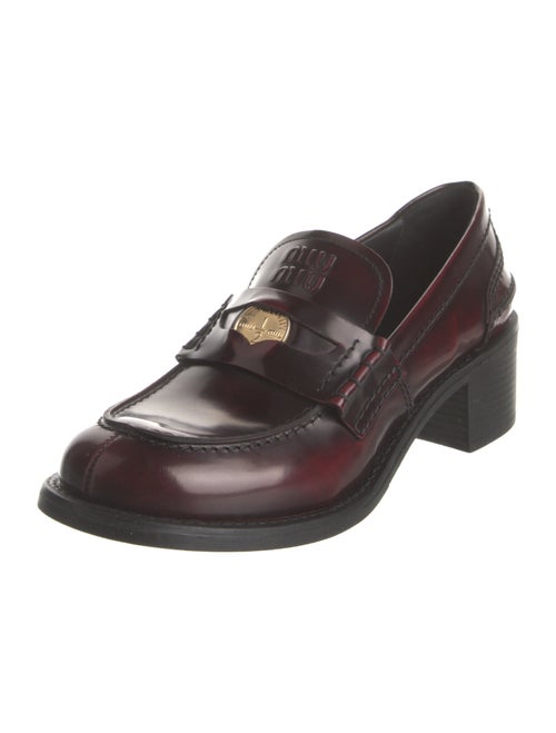 Miu Miu Leather Loafers
