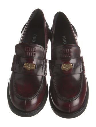 Miu Miu Leather Loafers
