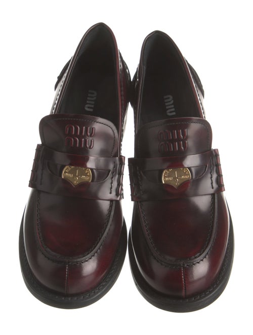 Miu Miu Leather Loafers