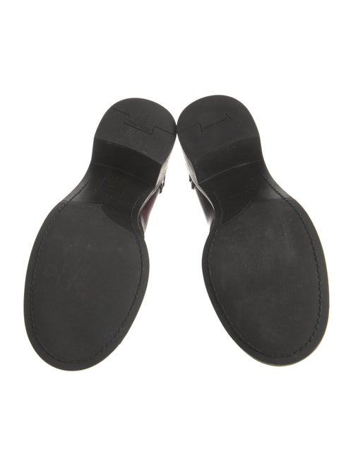 Miu Miu Leather Loafers