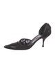 Miu Miu Mesh Mesh Accents D'Orsay Pumps