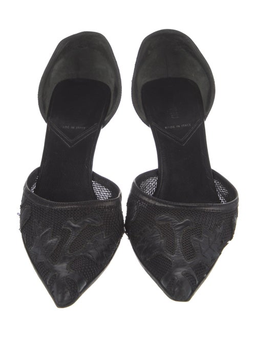 Miu Miu Mesh Mesh Accents D'Orsay Pumps