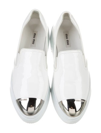 Miu Miu Patent Leather Loafer Sneakers