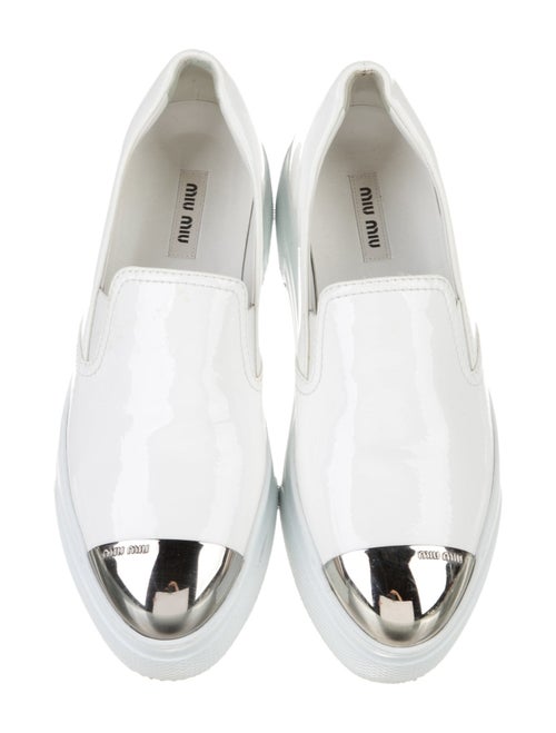 Miu Miu Patent Leather Loafer Sneakers