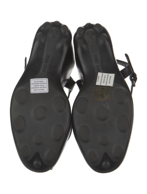 Miu Miu Leather Sandals
