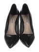 Miu Miu Patent Leather Glitter Accents Pumps