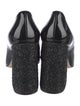 Miu Miu Patent Leather Glitter Accents Pumps