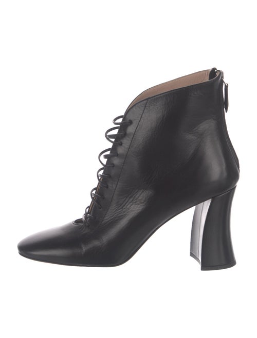 Miu Miu Leather Lace-Up Boots