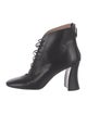 Miu Miu Leather Lace-Up Boots