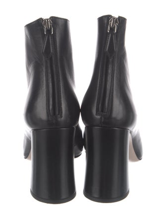 Miu Miu Leather Lace-Up Boots