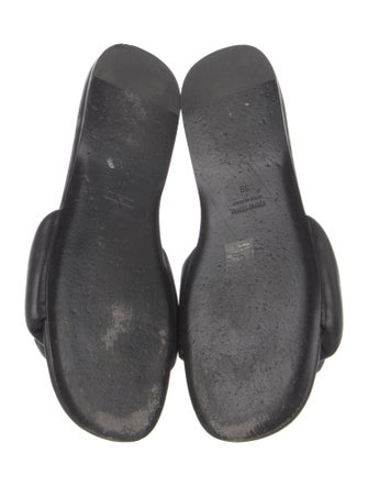 Miu Miu Leather Slides