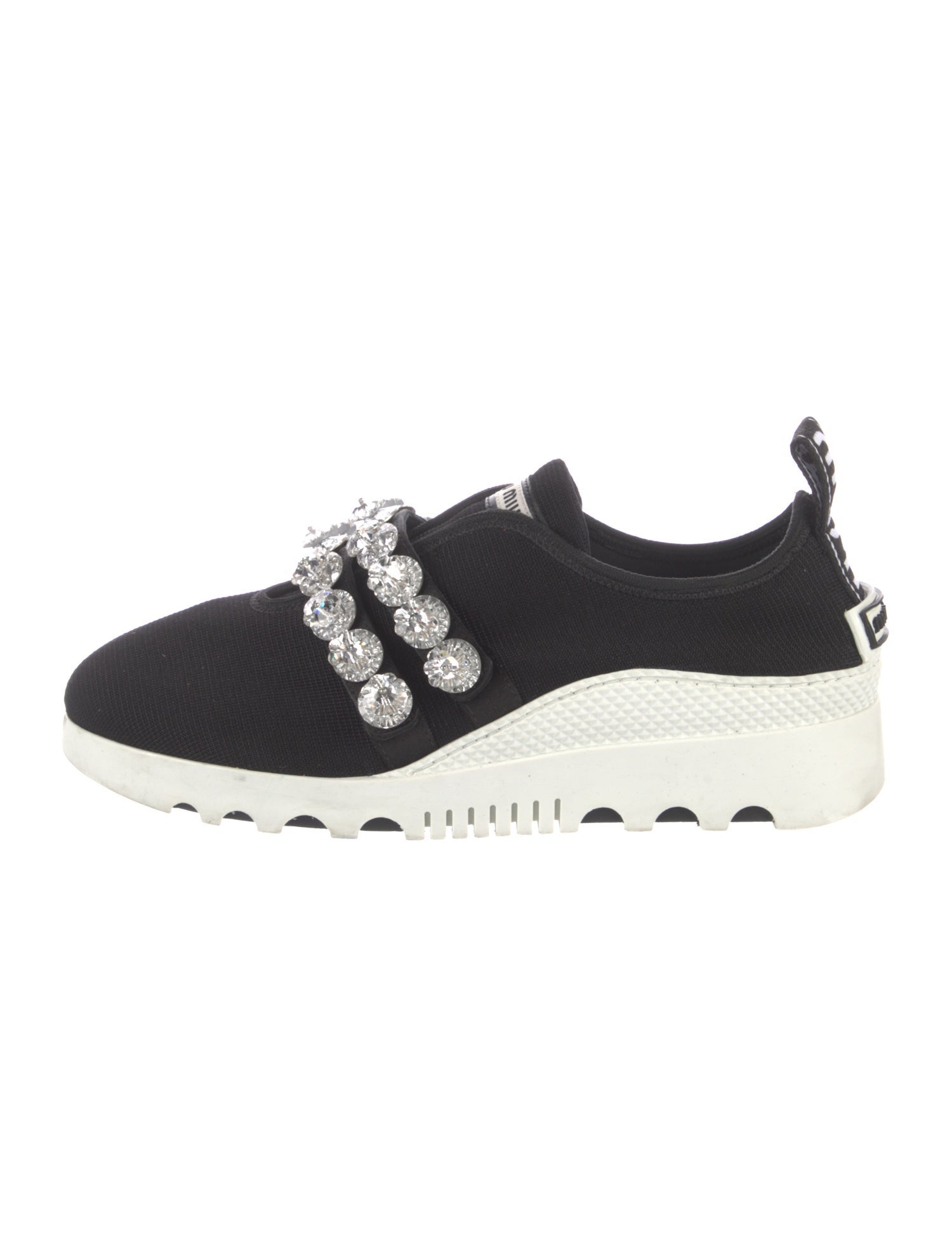 Miu Miu Crystal Embellishments Sneakers