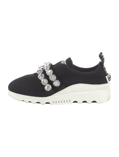 Miu Miu Crystal Embellishments Sneakers