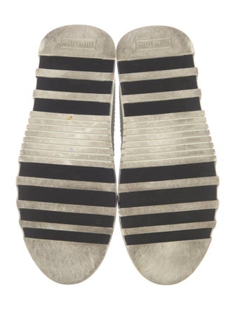Miu Miu Crystal Embellishments Sneakers