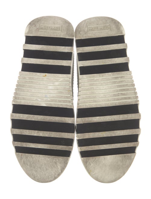 Miu Miu Crystal Embellishments Sneakers