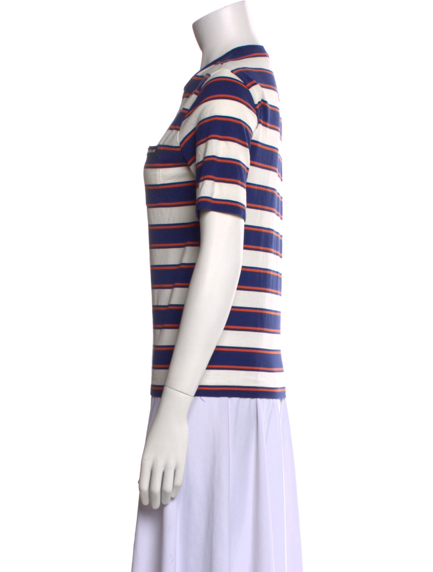 Miu Miu 2025 Striped T-Shirt