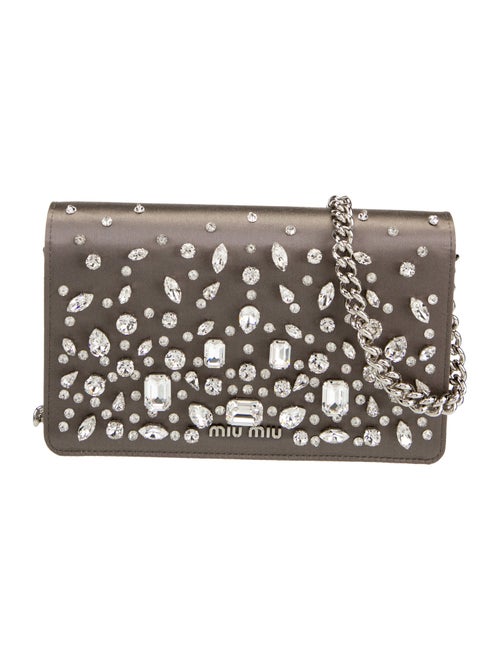 Miu Miu Satin Delice Wallet On Chain