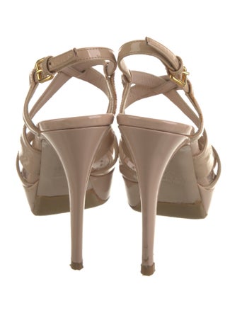 Miu Miu Patent Leather Slingback Sandals
