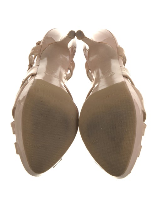 Miu Miu Patent Leather Slingback Sandals