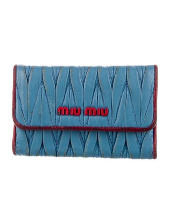 Miu Miu Leather Keychain