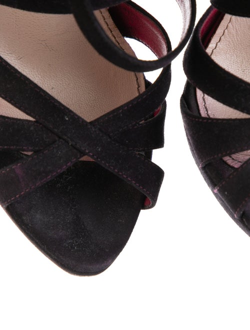 Miu Miu Suede Slingback Sandals