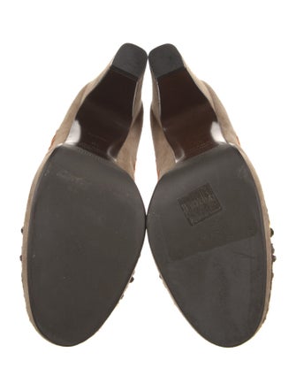 Miu Miu Suede Printed Pumps