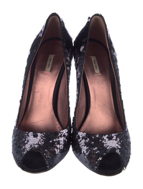 Miu Miu Sequins Sequin Embellishments Pumps