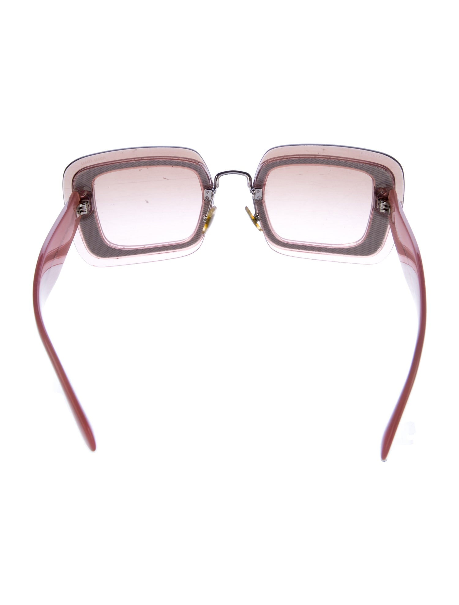 Miu Miu Square Gradient Sunglasses
