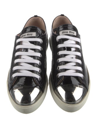 Miu Miu Patent Leather Sneakers