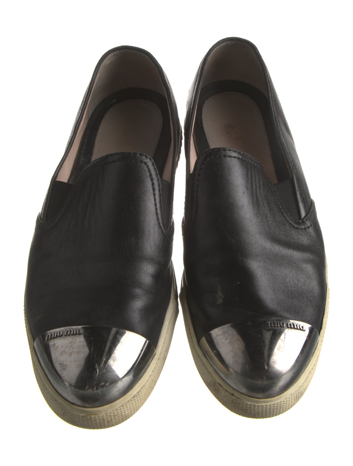Miu Miu Leather Sneakers