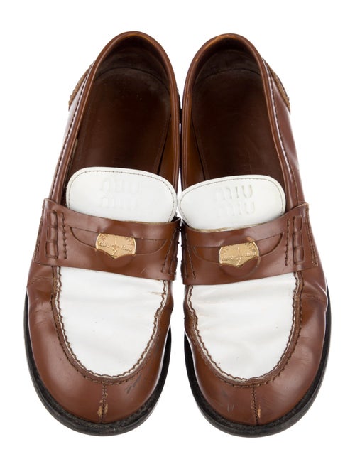 Miu Miu Leather Loafers