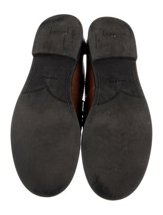 Miu Miu Leather Loafers