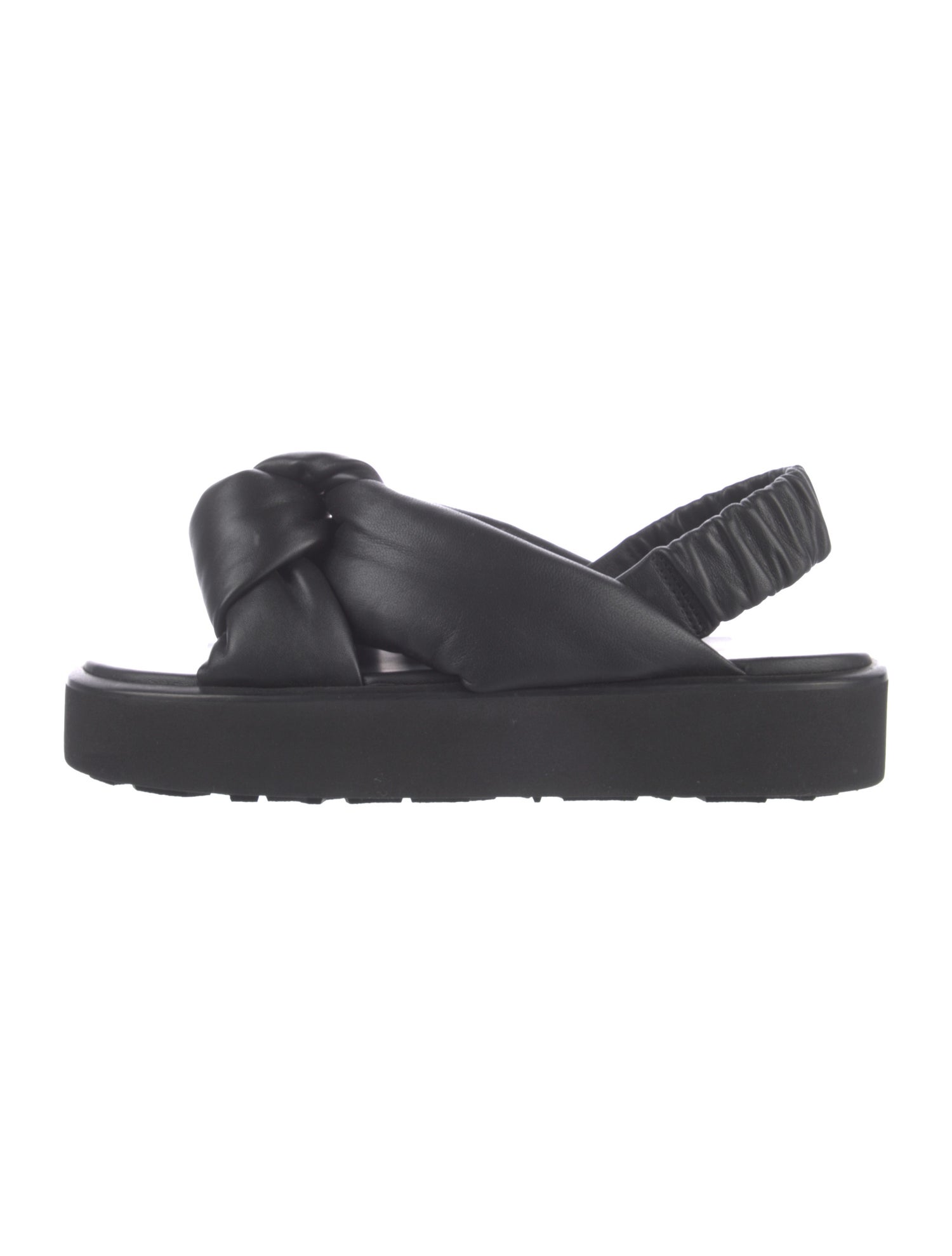 Miu Miu Leather Slingback Sandals