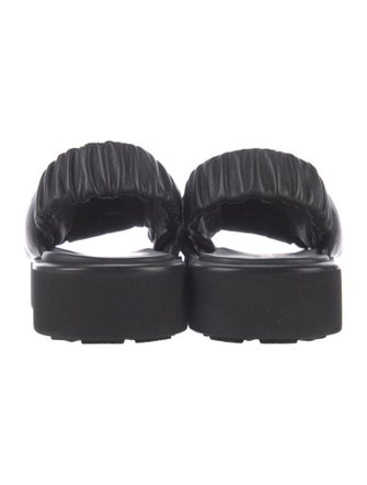 Miu Miu Leather Slingback Sandals