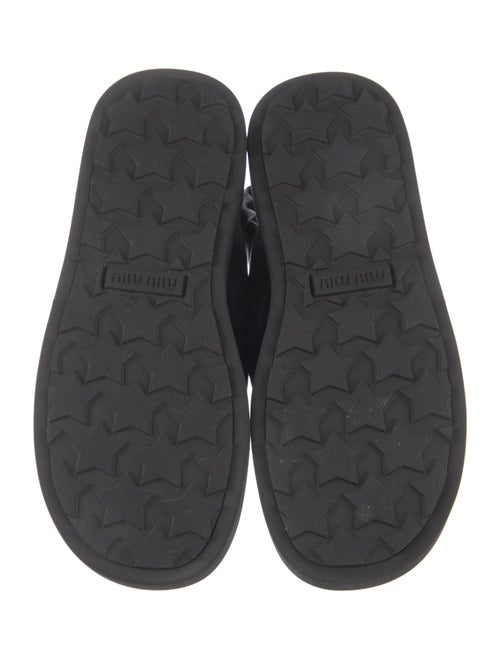 Miu Miu Leather Slingback Sandals