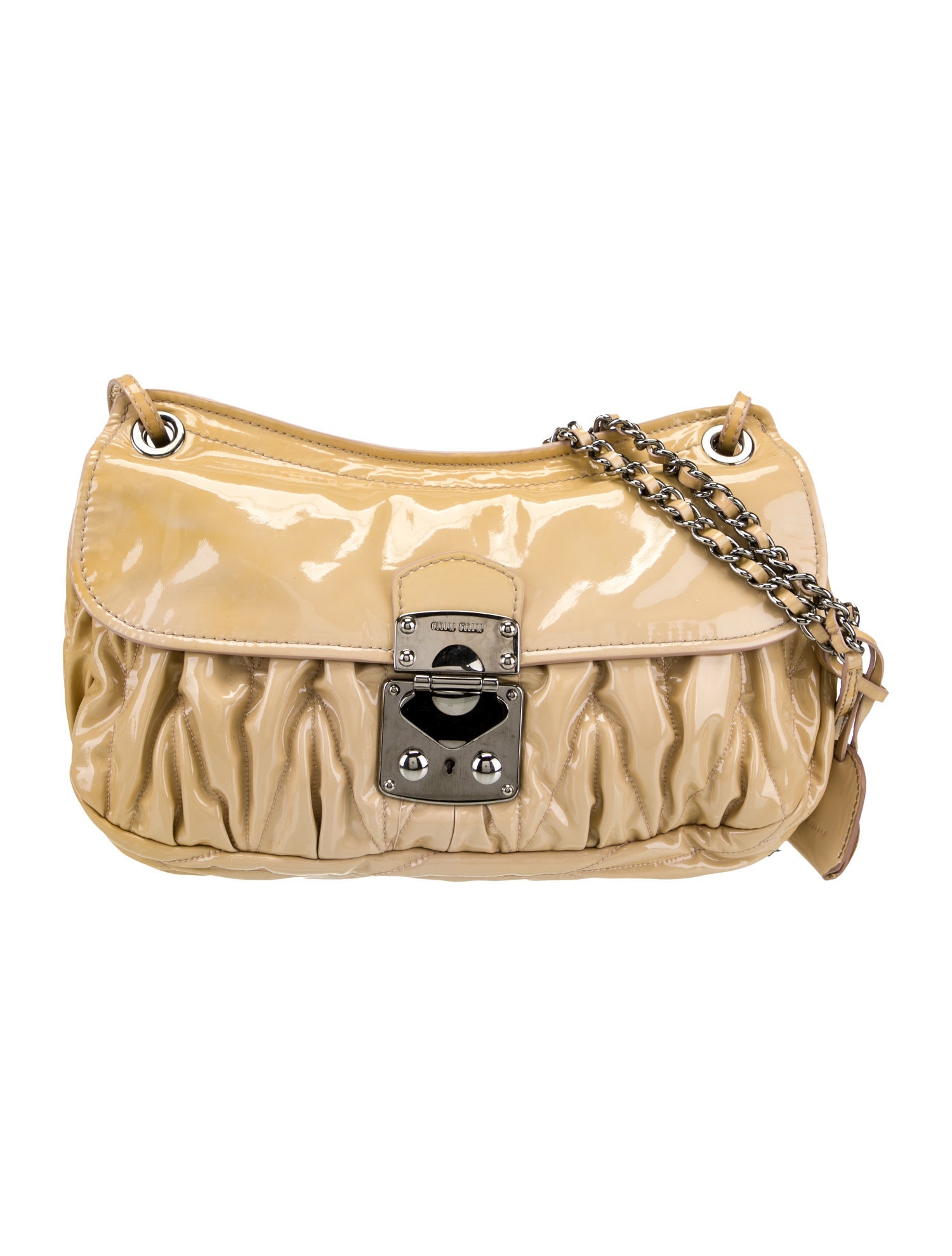 Miu Miu Patent Leather Shoulder Bag