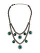 Miu Miu Crystal Collar Necklace