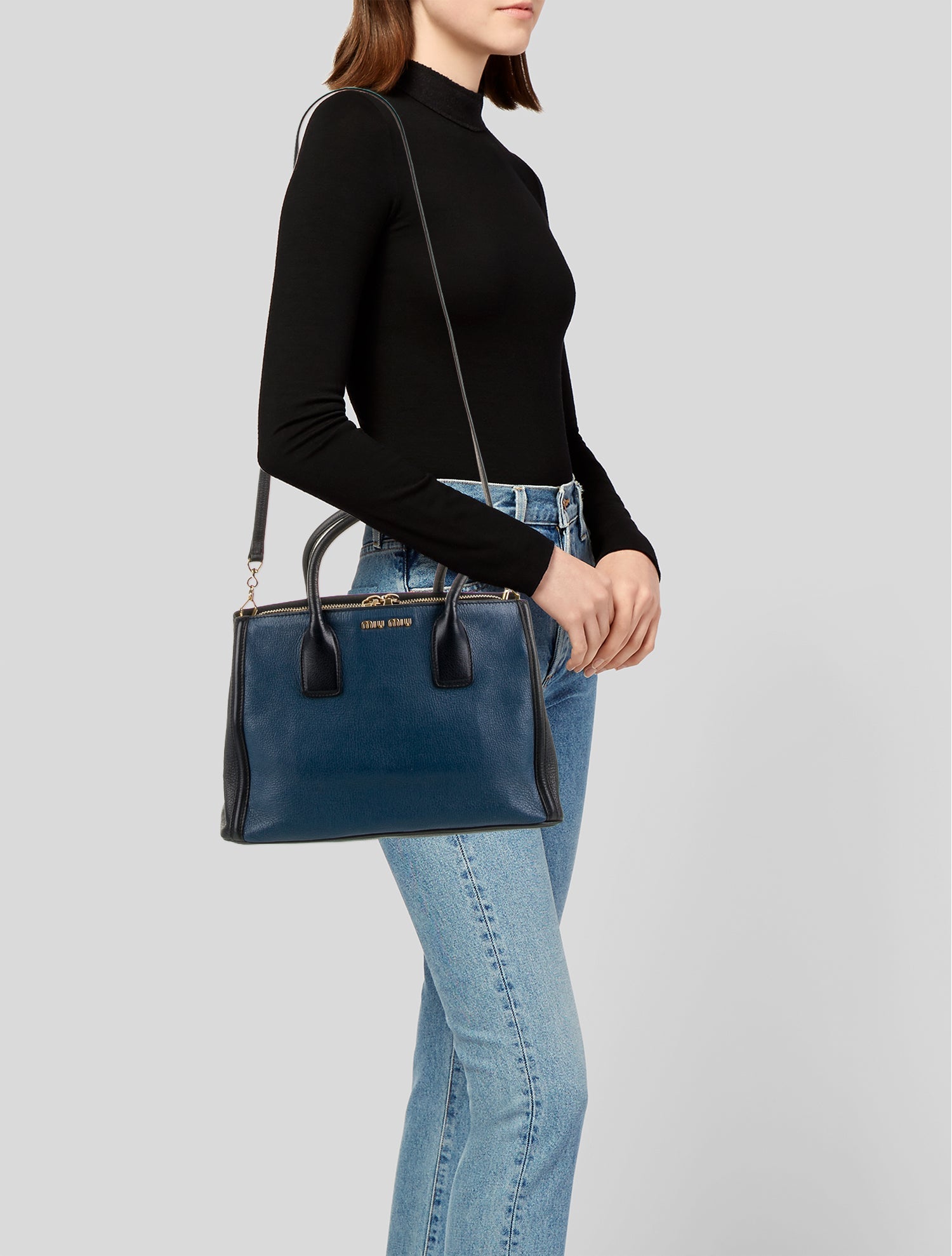 Miu Miu Leather Tote