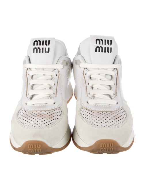 Miu Miu Leather Chunky Sneakers